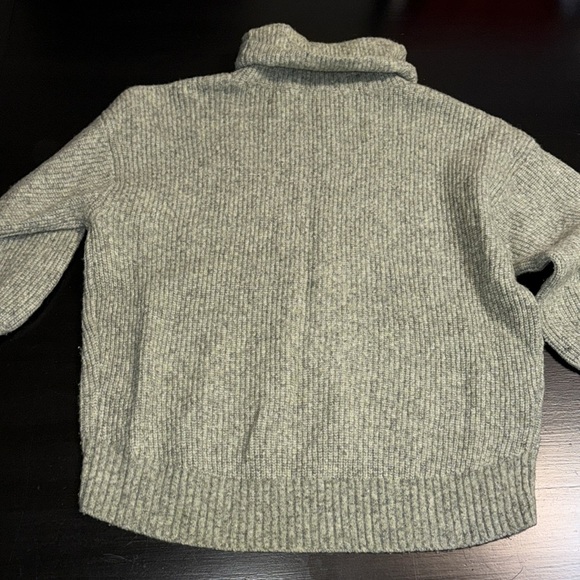 Ted Baker Light Green/grey Turtleneck Sweater wool blend - Picture 7 of 10